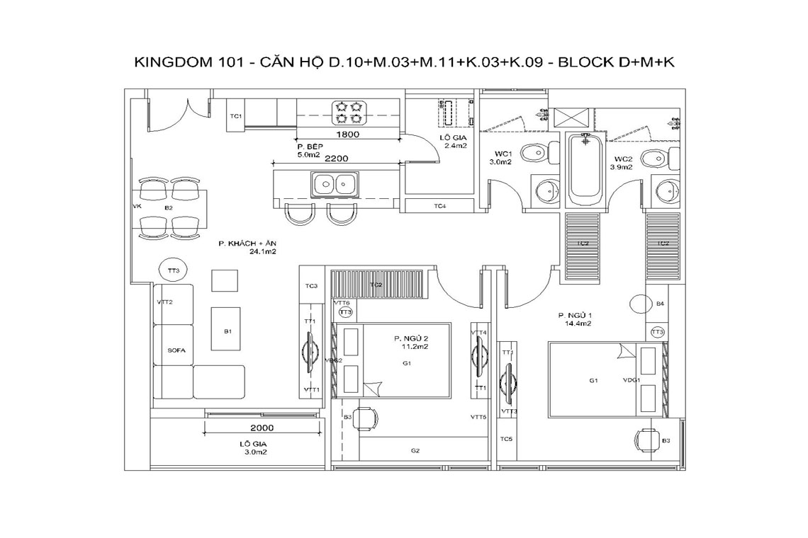 CĂN HỘ D.10+M.03+M.11+K.03+K.09