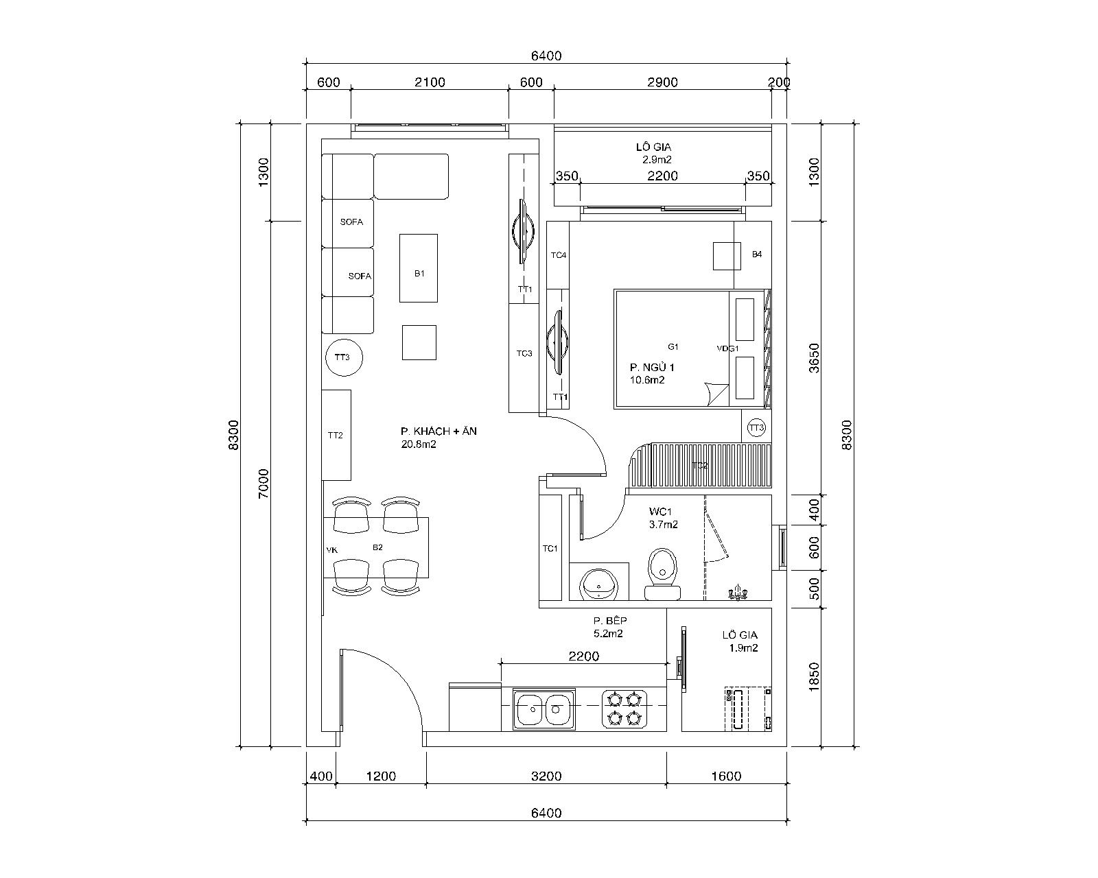 BLOCK D — CĂN HỘ D.01
