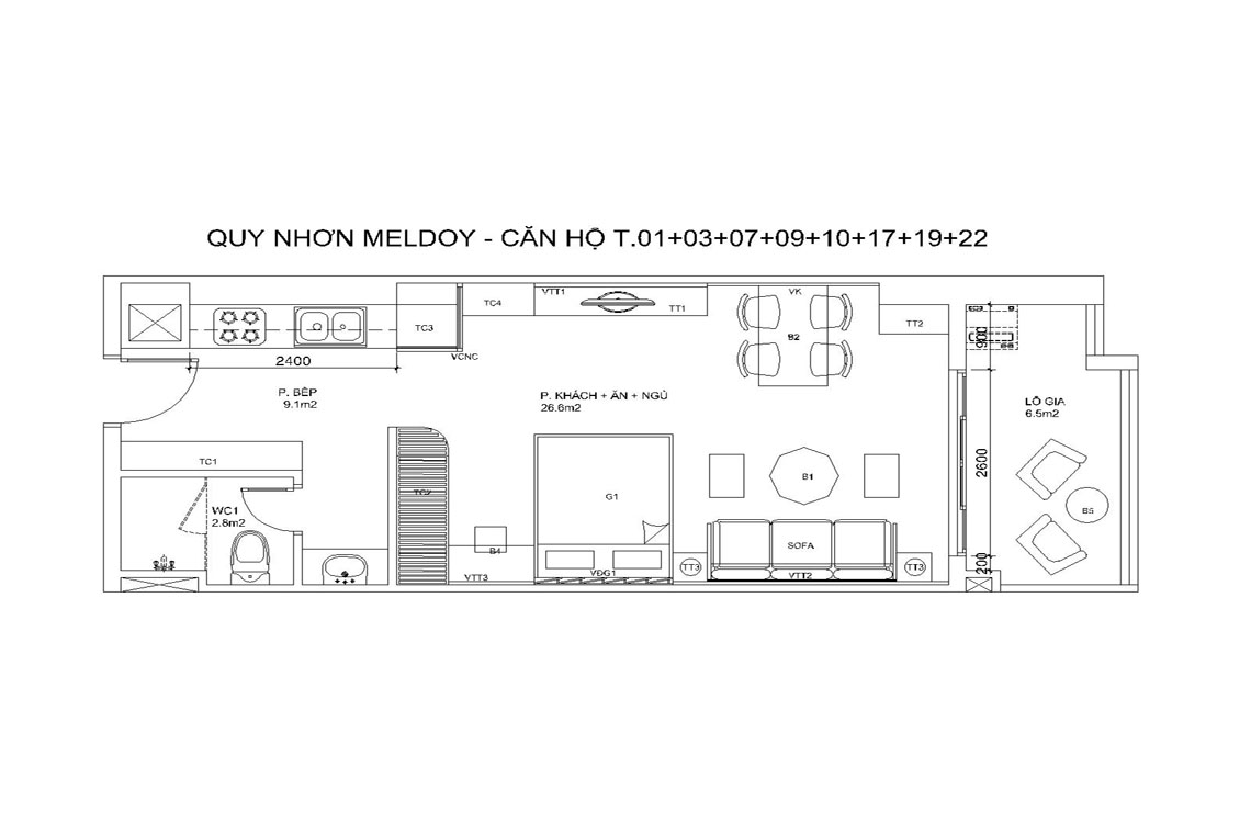 TROPICAL TOWER — CĂN HỘ T.01+03+07+09+10+17+19+22