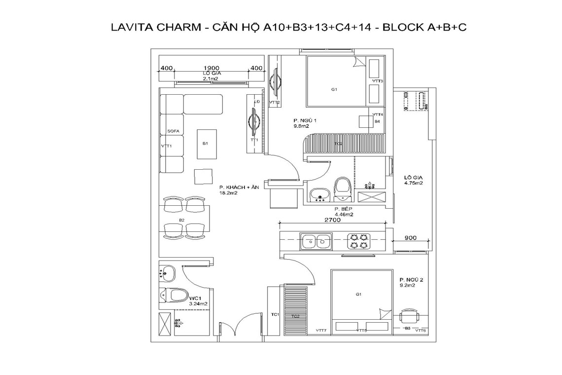 CĂN HỘ A10+B3+B13+C4+C14