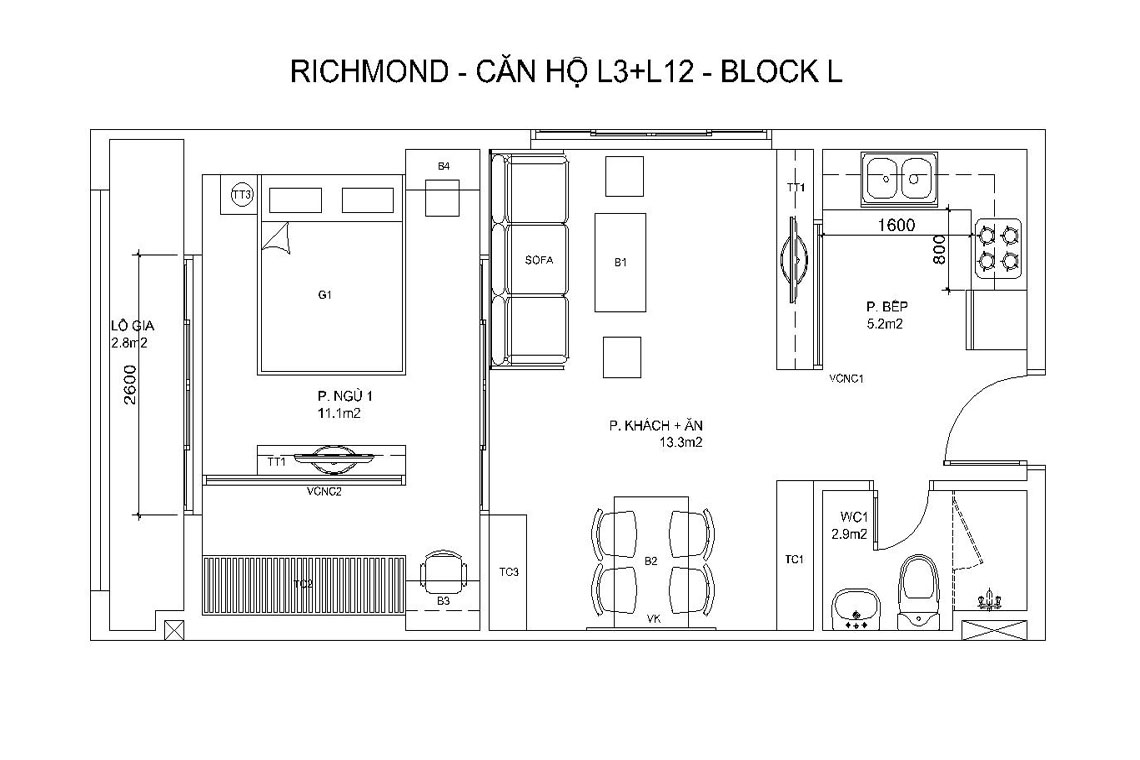 BLOCK L — CĂN HỘ L3+L12