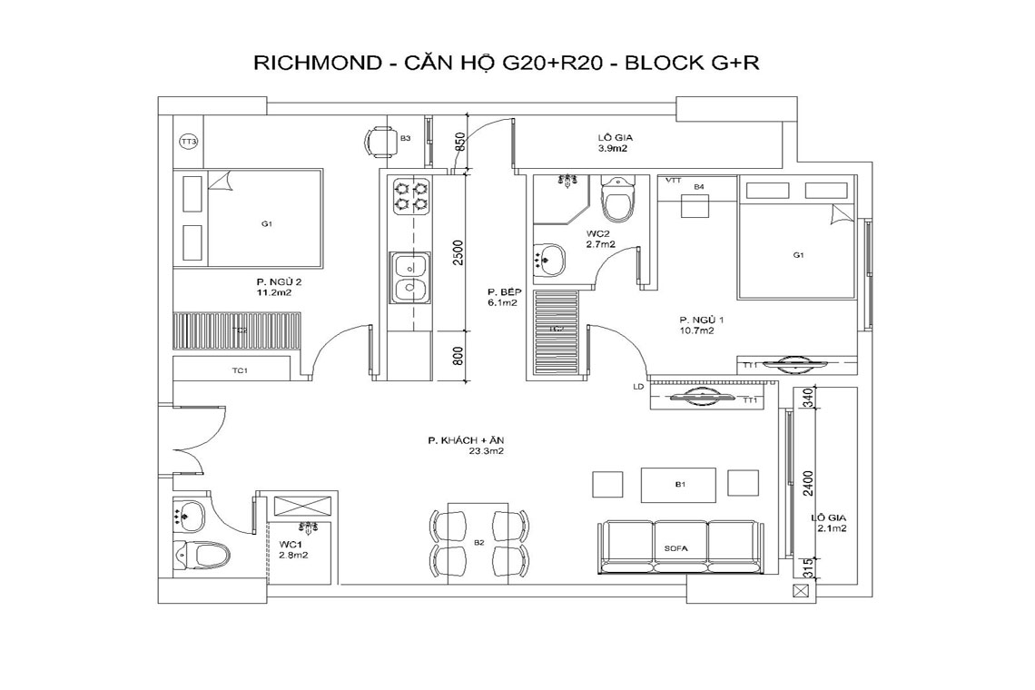 BLOCK G+R — CĂN HỘ G20+R20