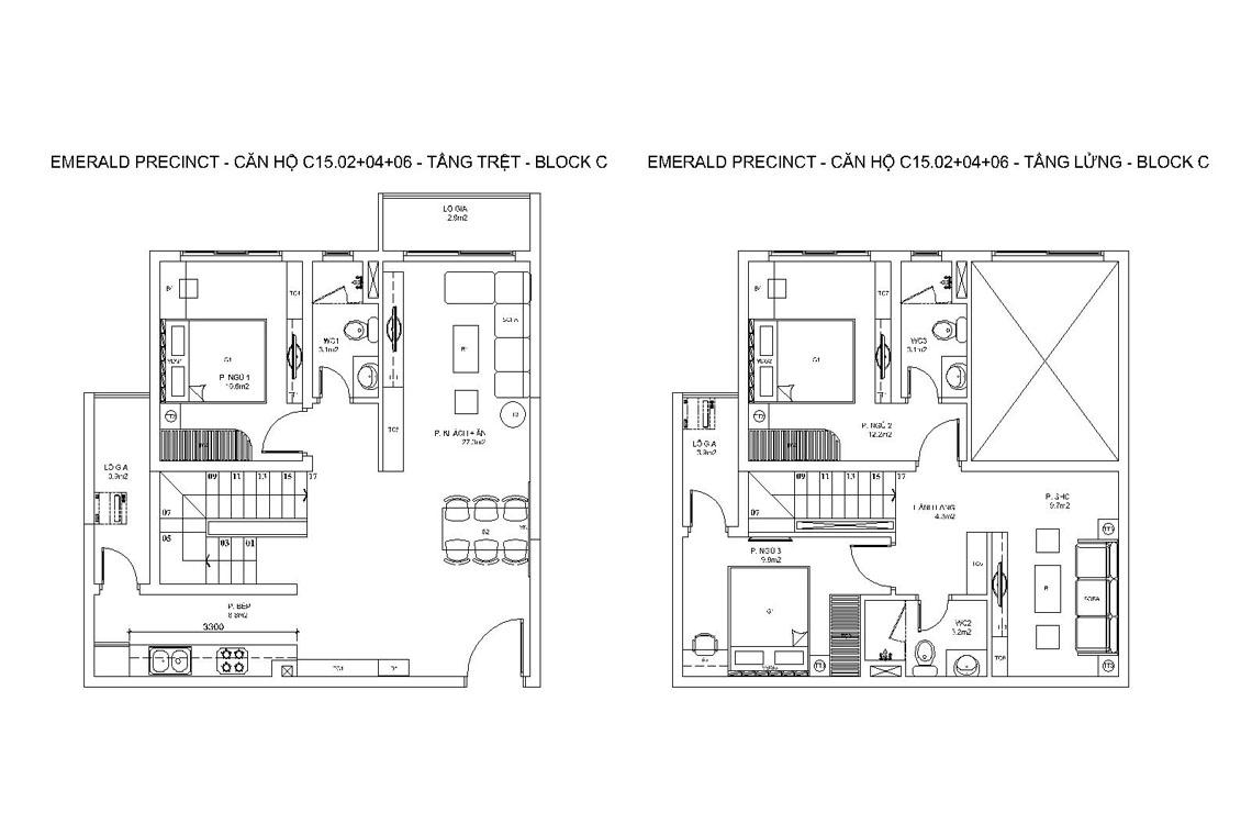 BLOCK C — CĂN HỘ C15.02+04+06