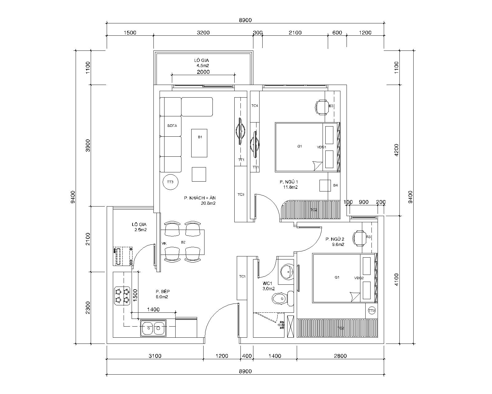BLOCK D — CĂN HỘ D.10+D.14+D.16+D.22