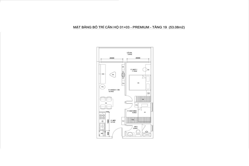 CĂN HỘ 01+03 - PREMIUM