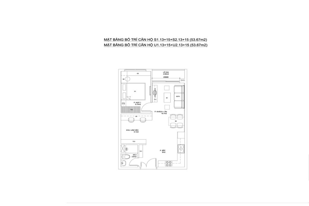 BLOCK S+U — CĂN HỘ S1.13+15+S2.13+15+CĂN HỘ U1.13+15+U2.13+15