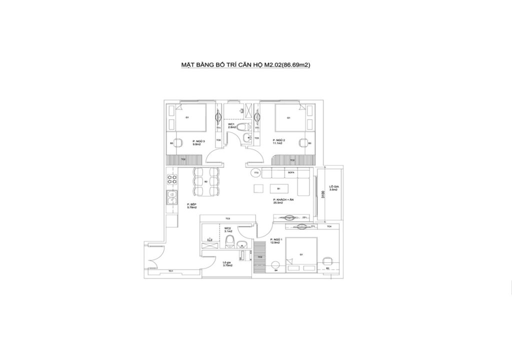 BLOCK M+V — CĂN HỘ M2.02