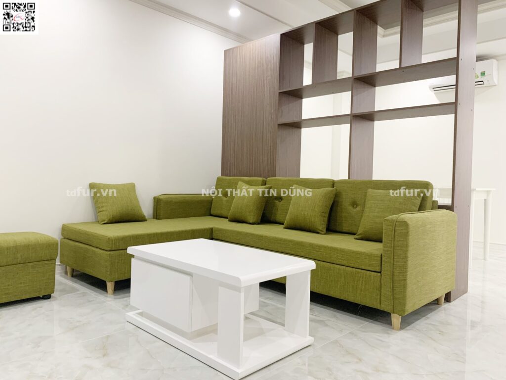 Homyland Riverside – Sofa xanh lá tươi mát