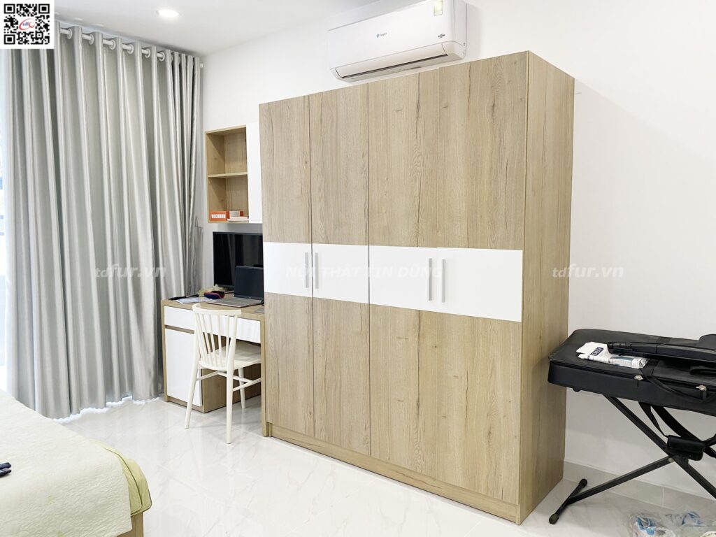 Richmond City – Phòng ngủ gỗ sáng