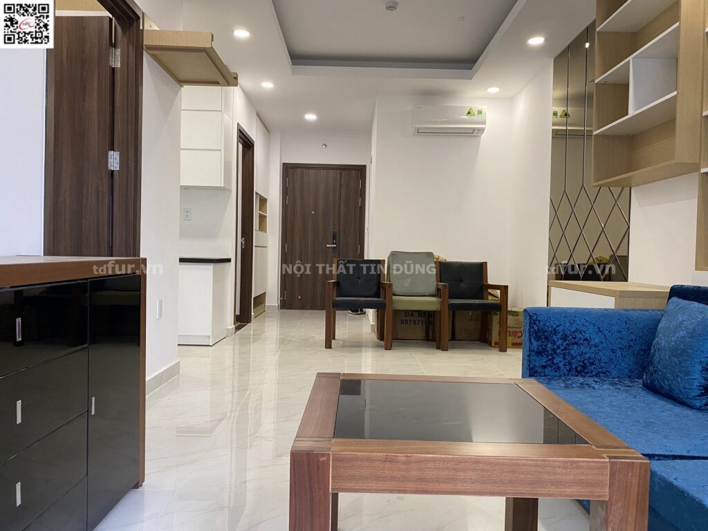 Richmond City – Sofa xanh dương nổi bật