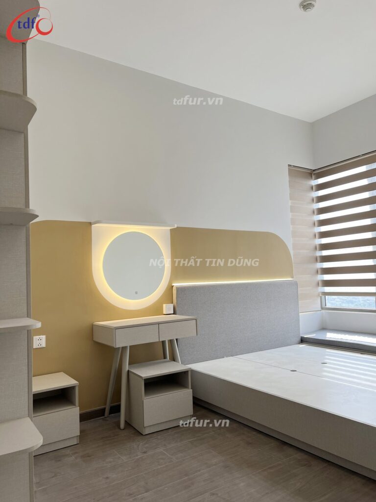 West Gate Park – Trần lượn sóng và vách vòm be