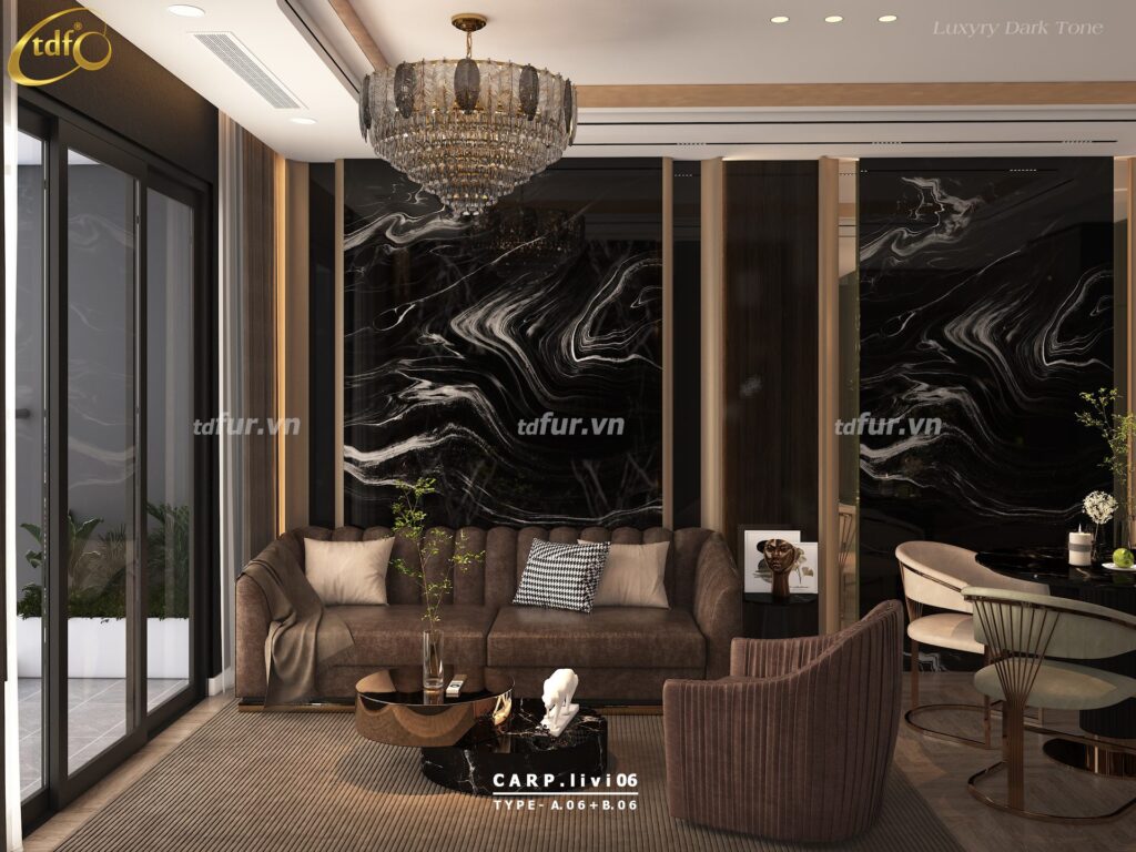 CĂN 2BR – LUXURY TONE TỐI