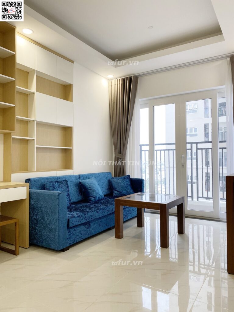 Richmond City – Sofa xanh dương nổi bật